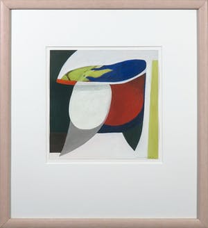 Doris Groeneveld - Gouache, Abstracte compositie - Ingelijst kopen? Bied vanaf 50!