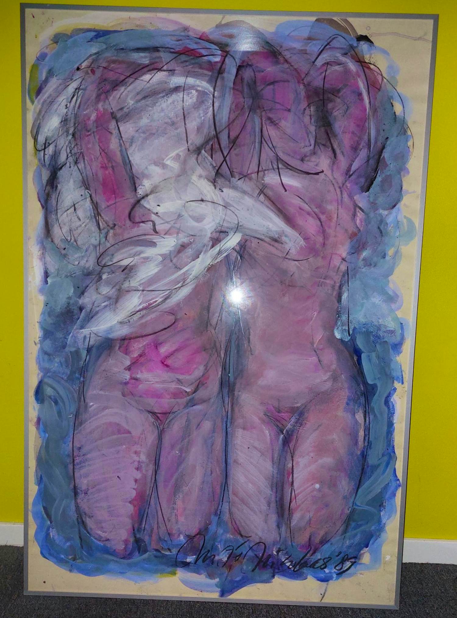 Margarita Nicolaas - Twee naakte vrouwen met vogel kopen? Bied vanaf 300!