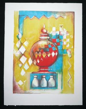 Marianne Aulman - Litho, King and castle VIII kopen? Bied vanaf 1!