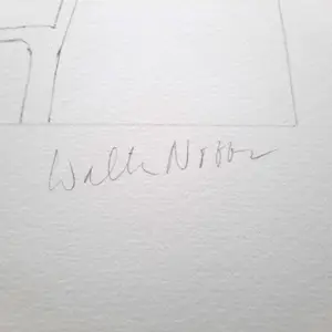 Walter Nobbe - steendruk - De Werktafel - ingelijst - 25611 kopen? Bied vanaf 55!