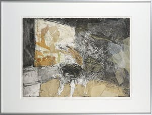 Saskia van Dijk - Kleurenets en collage, Verwachtingen II - Ingelijst kopen? Bied vanaf 20!