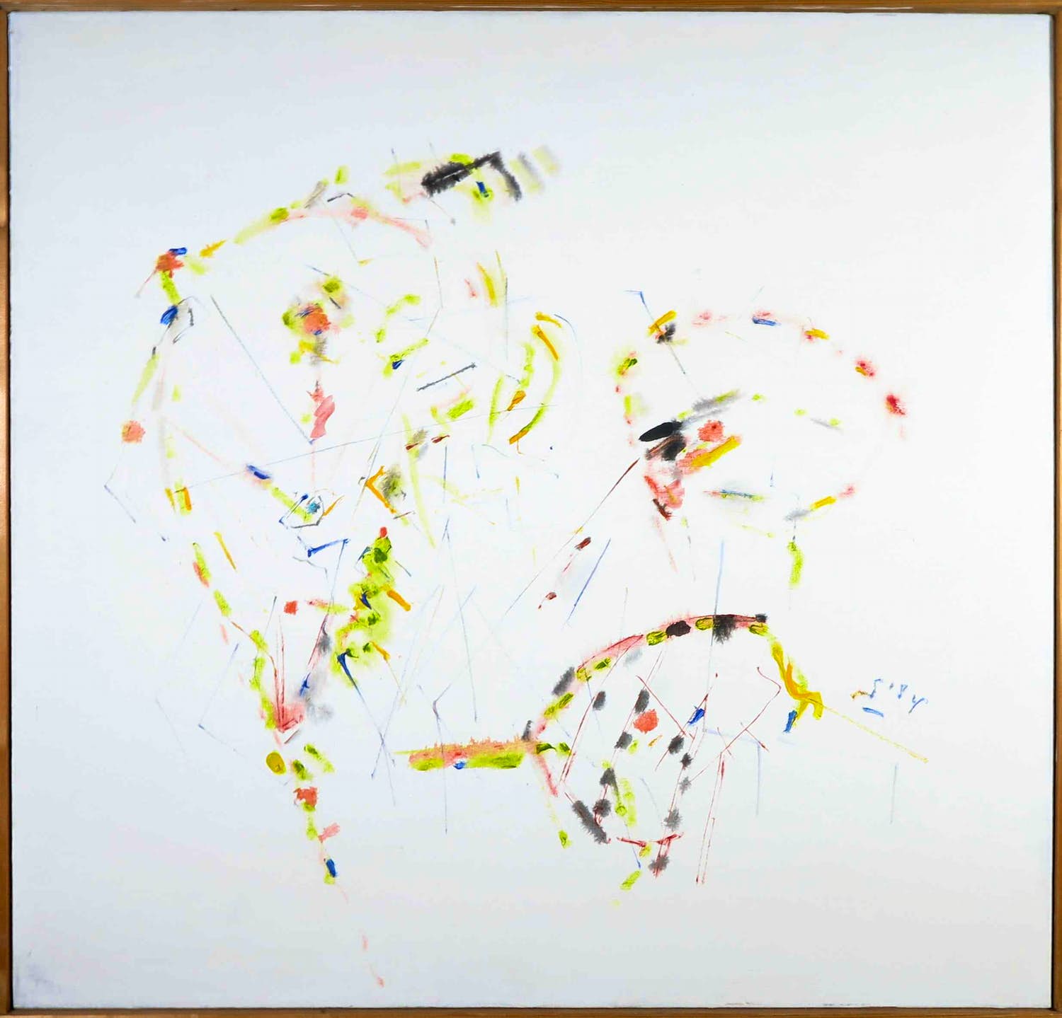 Mark Polee - Acryl op doek - Ingelijst (Groot) verkocht voor € 1!