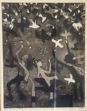 Harry van Kruiningen - Kinderen voeren vogels verkocht voor € 155!