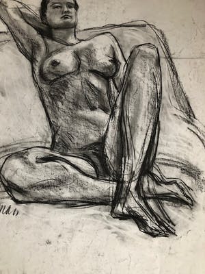 Ton Etman - dubbelzijdige naakttekeningen door Ton Etman kopen? Bied vanaf 55!