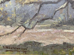 Auguste J.H. Van Steenacker - Besneeuwde boom kopen? Bied vanaf 29!