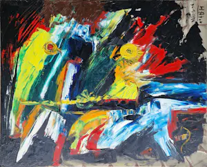 Hassan Atia - Olieverf (1991). kopen? Bied vanaf 135!