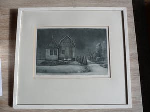 Theo Ros - Gravure. Titel. "Wieringer Klaagvrouwen". uit 1974 kopen? Bied vanaf 20!