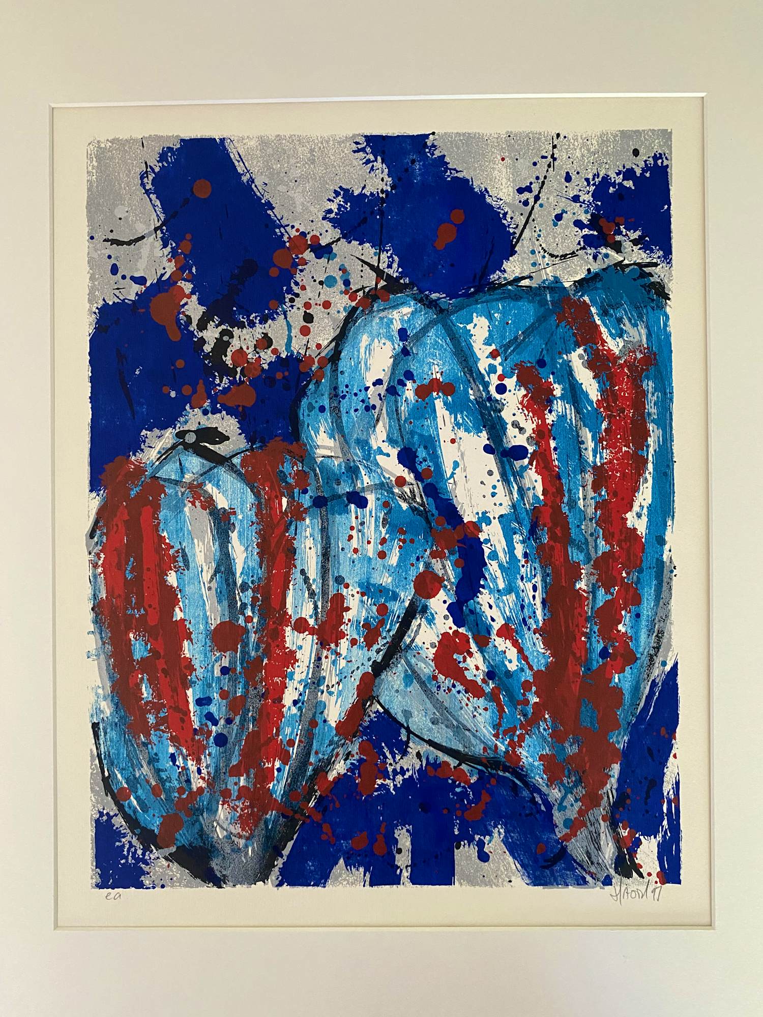 Ad van Hassel - Tulpen blauw/rood kopen? Bied vanaf 60!
