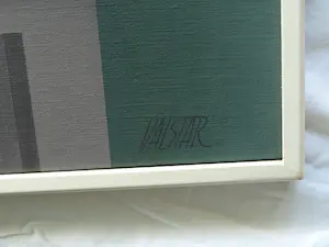 Henk Valstar - Olieverf op doek , Raampoort – ingelijst, 152 x 77 cm - 1991 kopen? Bied vanaf 750!