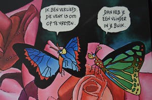 Toon van Driel - Vlinder - Giclée - ingelijst - 55 ex. kopen? Bied vanaf 50!