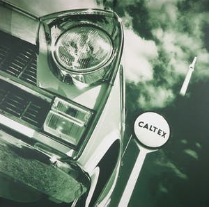 Paul Huf - Fotoprint op canvas, Caltex (Groot) kopen? Bied vanaf 50!