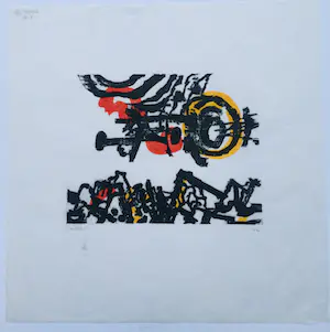 Jef Diederen - zeldzame litho op Japans papier - 1958 - oplage 20 kopen? Bied vanaf 85!