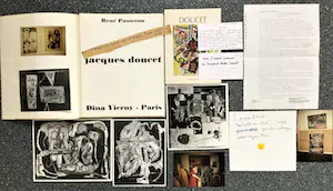 Jacques Doucet - Cobra - Catalogi - Handschrift - Or. persfoto's - Atelierfoto's - Kaarten Etc. kopen? Bied vanaf 50!