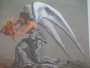 Salvador Dali - Engel met Christuskind - Zeefdruk kopen? Bied vanaf 250!