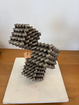 Erik van Spronsen - Studie van 3 x kubus van buisprofiel kopen? Bied vanaf 125!