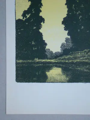 Pierre Abattucci - Parc Coin - 1931 - Originele lithografie - Gesigneerd kopen? Bied vanaf 100!