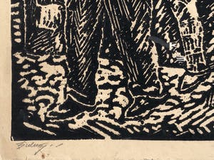 Herman Bieling - Vier houtsneden kopen? Bied vanaf 40!