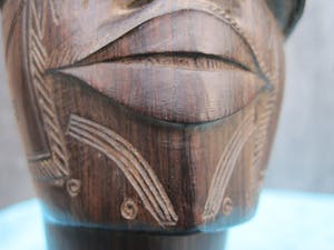 Afrikaans - Buste van een krijger. kopen? Bied vanaf 20!