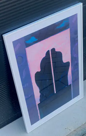 Eric Claus - Ingelijste cristal druk: Gelieven(Commedia dell 'arte) - 1999 kopen? Bied vanaf 100!