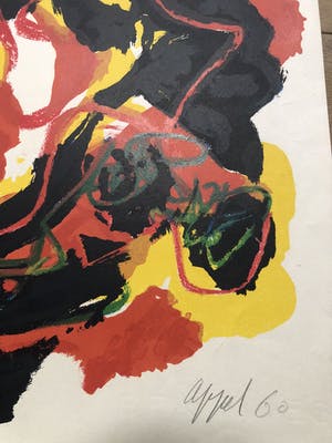 Karel Appel - Abstracte figuren kopen? Bied vanaf 650!
