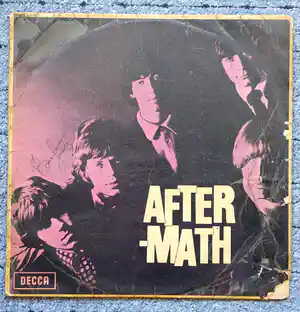The Rolling Stones - Aftermath LP signiert Brian Jones verkocht voor € 199!