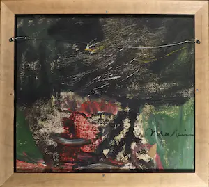 Anton Martineau - Olieverf op board, Zonder titel - Ingelijst kopen? Bied vanaf 1!