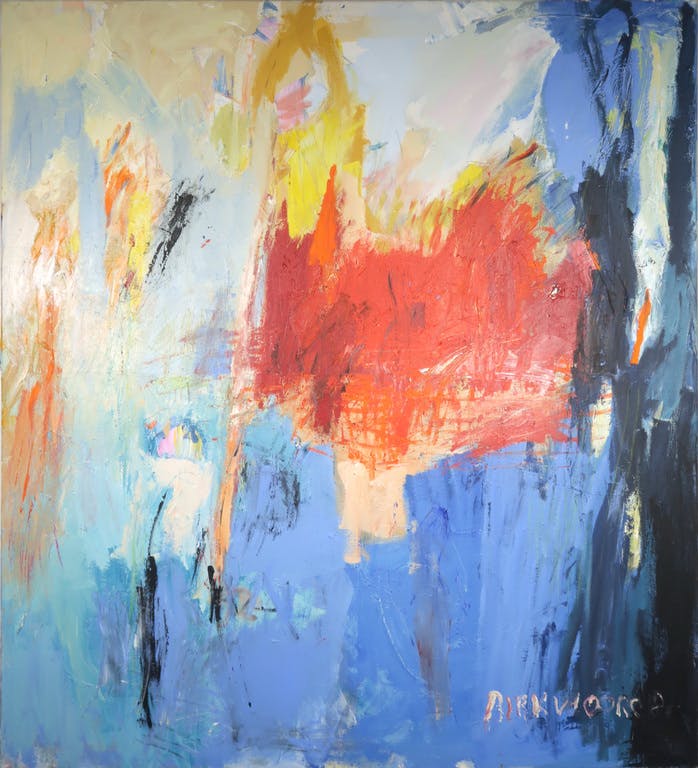 Dirk van der Oord - Dirk van der Oord: Acryl op doek, Zonder titel - Ingelijst (Zeer groot) kopen? Bied vanaf 150!