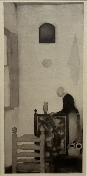 Jan Mankes - Originele Heliogravure - Moeder in Kamer 1923 kopen? Bied vanaf 95!