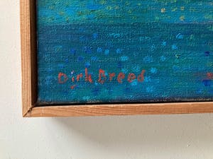 Dirk Breed - Landschap met boompjes kopen? Bied vanaf 1500!