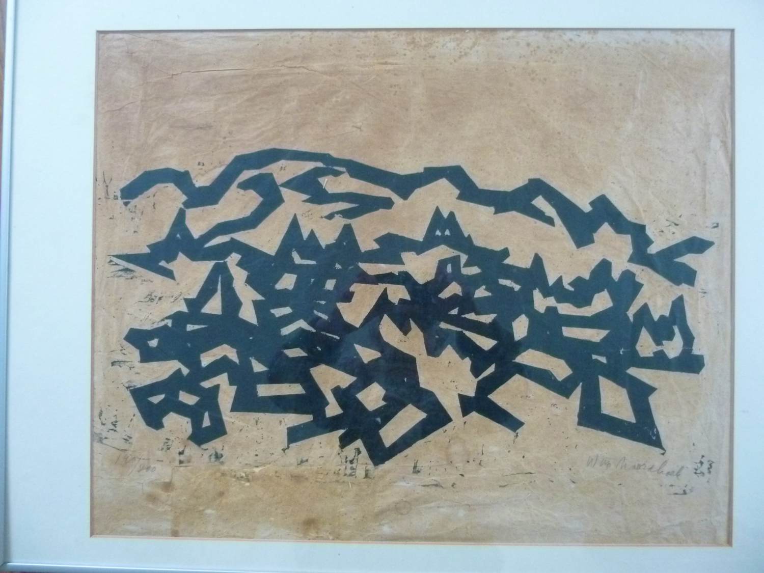 Wim Noordhoek - Abstract ""landschap"" kopen? Bied vanaf 50!