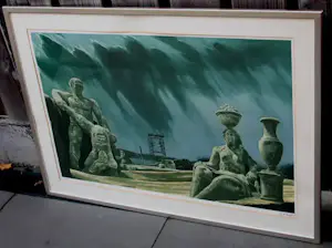 Carel Willink - Ingelijste litho: 'Evenwicht der krachten' kaufen? Bieten Sie von 625!