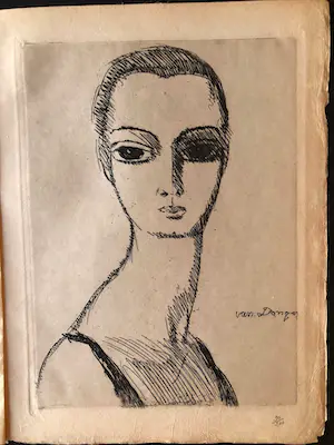 Kees van Dongen - Kees van Dongen -Meisje met de zwanenhals - 1925 kopen? Bied vanaf 595!
