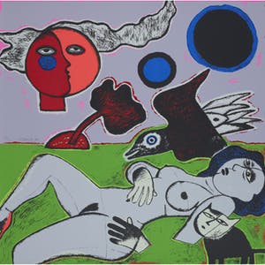 Corneille - Zeefdruk, Femme diurne (Groot!) kopen? Bied vanaf 10!