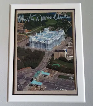 Christo - Project " Wrapped Reichstag "Berlin - inc. original stofmonster - handgesigneerd kopen? Bied vanaf 149!
