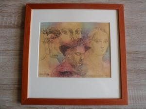 Enric Adsera Riba - 2 Etsen , Titel. Historia del site. mooi ingelijst kopen? Bied vanaf 45!