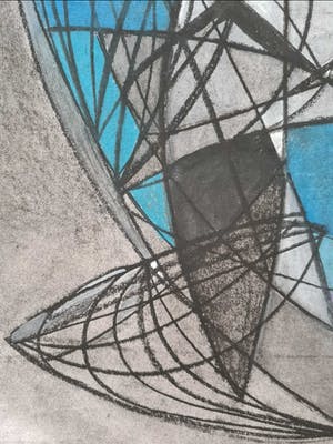 Niet of onleesbaar gesigneerd - Abstracte figuren kopen? Bied vanaf 1!