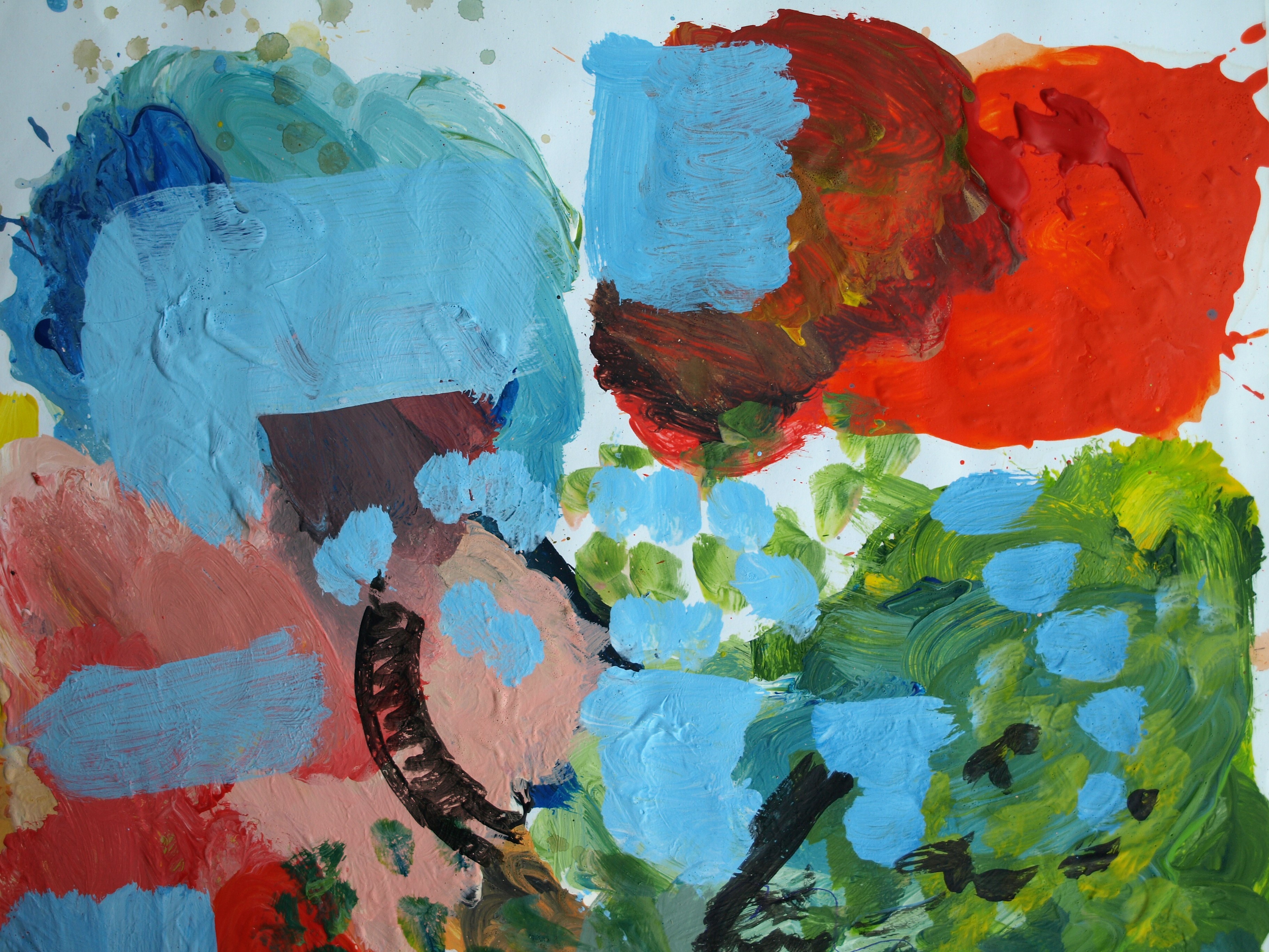 Peter Klashorst - Acrylverf op papier - Boom - 2016 kopen? Bied vanaf 50!