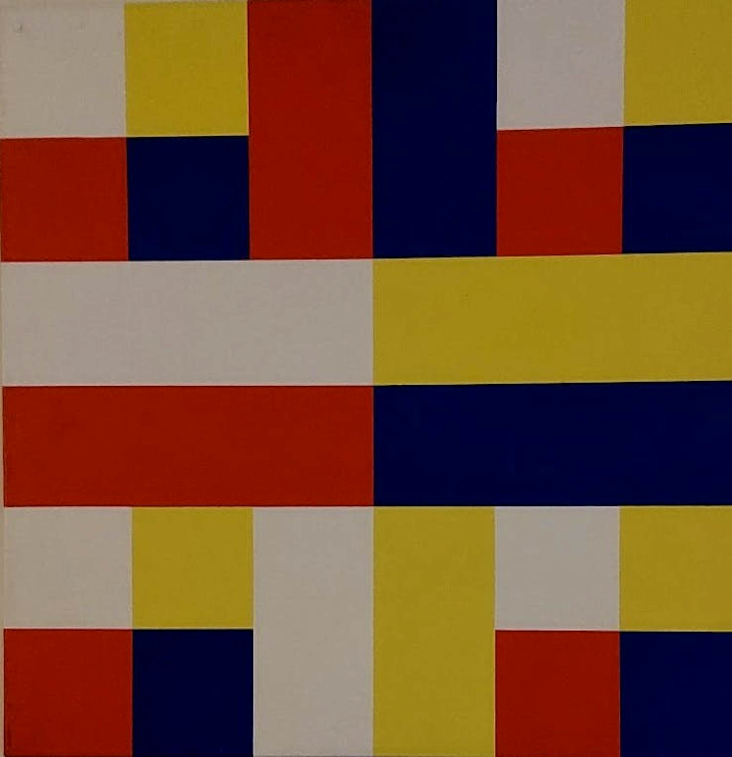 Otto Hamer - abstract geometrisch verkocht voor € 275!