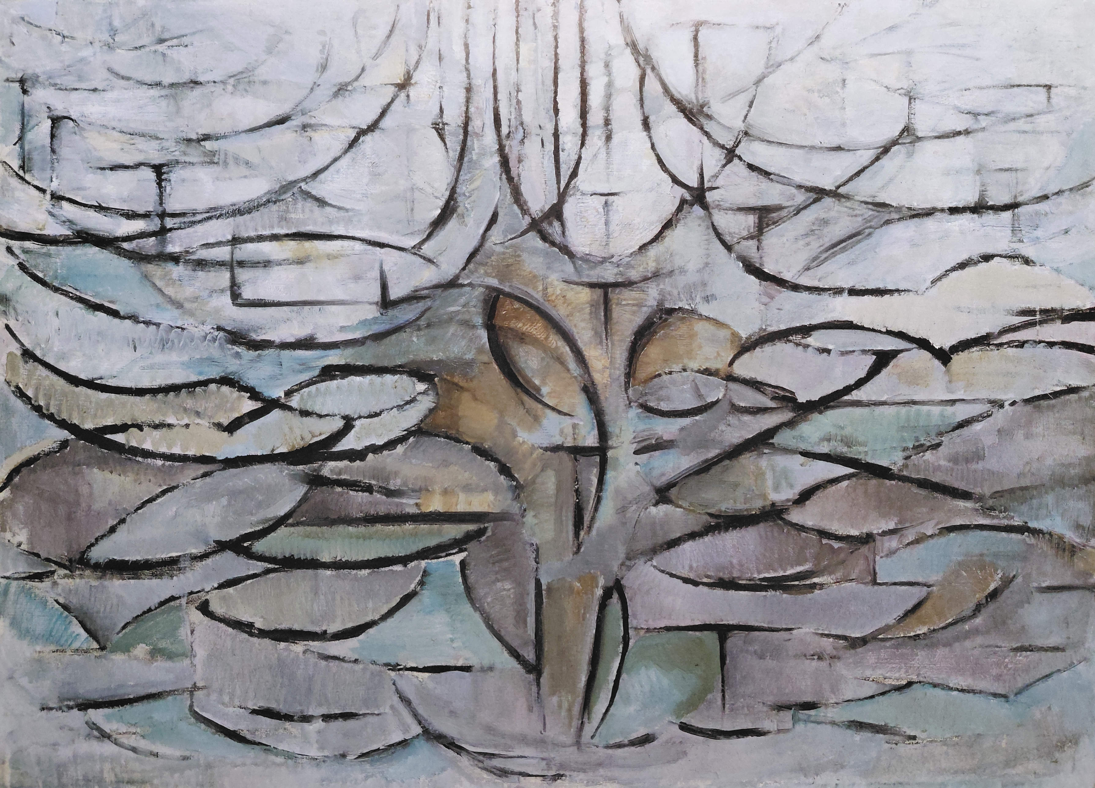 Piet Mondriaan - Bloeiende appelboom, affiche (Haags Museum) kopen? Bied vanaf 20!