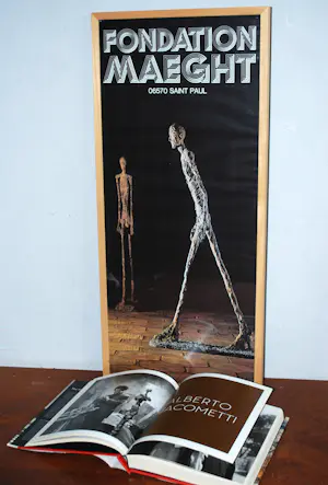 Alberto Giacometti - MAEGHT monumentaal boek & ingelijste affiche Giacometti kaufen? Bieten Sie von 65!