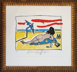 Espen Hagen - Beach - ingelijst. kopen? Bied vanaf 90!