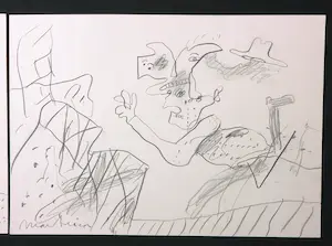 Anton Martineau - Lot van 5 unieke werken op papier! kopen? Bied vanaf 1!