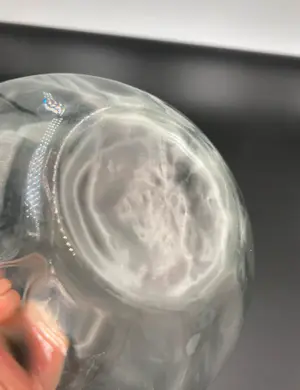 Andries Dirk Copier - Vaas voor Leerdam – jaren 50 – Mid Century Dutch Design, Uraniumglas kopen? Bied vanaf 28!