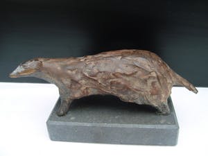 Brons (Onbekend) - Mooi beeldje van een Das kopen? Bied vanaf 145!