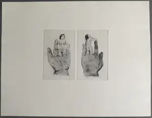 Herman Berserik - 2 luik - gesigneerde etsen kopen? Bied vanaf 100!