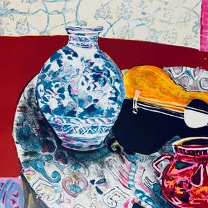Wendy Chazin - Still-life with violin and vase kopen? Bied vanaf 23!