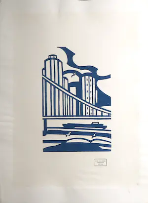 Paul Overhaus - Lot van twee houtsnede, zonder titel kopen? Bied vanaf 1!