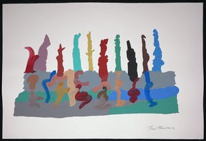 Henri Plaat - Gouache op papier, Zonder titel (groot) kopen? Bied vanaf 1!