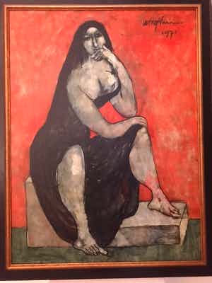 Willem Hofhuizen - zittende vrouw verkocht voor € 990!