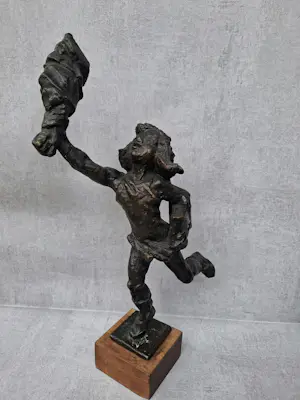 Marcus Ravenswaay - Meisje met bos bloemen kopen? Bied vanaf 399!